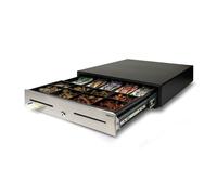 Safescan Caja portamonedas HD-4646S – uso intensivo, 5 apartados para billetes, 8 monedas, RJ-12