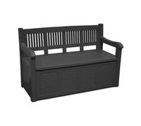 Banco baul 130x60x85 cm gris