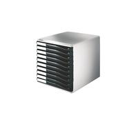 Cajonera Leitz, set para correo e impresos, color de la carcasa gris