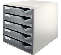 Cajonera Leitz, set para correo e impresos, color de la carcasa gris