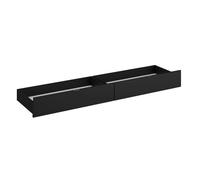 Cajones inferiores para cama john en color blanco shiny o negro stipple 190-200x22x50 cm