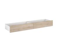 Cajones inferiores para cama juvenil style color roble japonés 199x25x53 cm