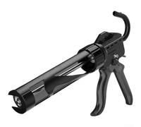 Calafateo profesional de 11 direcciones con parada automática y prevención de fugas, cuerpo de aluminio de 9 pulgadas para aplicación de pegamento suave (C)