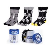 Calcetines Star Wars - Pack de 3 calcetines talla única (38-45) para adulto