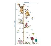 Calcomanías de Pared para Medición de Crecimiento para Niños Zy178 | Pvc, sin Dejar Daño ni Residuo, Libre Composición, para Tienda y Ventanas