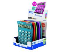 CALCULADORA 10 TOUCH DUO MILAN COLORES SURTIDOS PERGAMINO