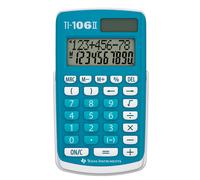 Texas Instruments Calculadora científica TI-106 II Solar Azul Modelo TEX1743573645286