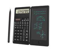 Calculadora científica con pantalla de 10 dígitos, energía solar/batería | Funciona con energía solar/batería, diseño ligero para estudiantes profesionales, diseño plegable 160 x 78 mm