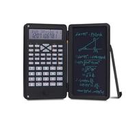 Calculadora Científica de 240 Funciones, Pizarra en Tabla de Escritura de 6'', Lápiz electrónico Incluido, Tapa Protectora, Botón de Control, Batería 1 x CR2025, Color Negro