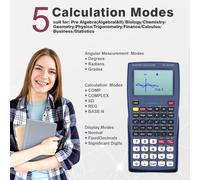 Calculadora científica gráfica 36X Pro con más de 360 funciones y calculadora avanzada con pantalla de alta resolución para estudiantes y Blue