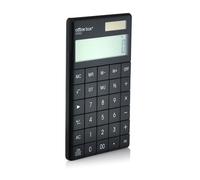 Calculadora de Mesa LT-D1226 - Ergonomía y Diseño - 12 dígitos - Solar y Batería - Píe Desplegable - Grandes Teclas - by Office Box - 3 Colores Black
