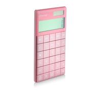 Calculadora de Mesa LT-D1226 - Ergonomía y Diseño - 12 dígitos - Solar y Batería - Píe Desplegable - Grandes Teclas - by Office Box - 3 Colores Pink