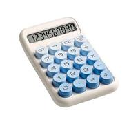 Calculadora de oficina elegante, herramienta de matemáticas científicas para estudiantes, exámenes, botones flexibles, calculadora de oficina ergonómica hecha de materiales ligeros