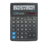 Calculadora de sobremesa DONAU Tech/K-DT4161-01 función raíz de 16 dígitos/ 199x153x31mm/ Color: Negro/calculadora con Display de 16 dígitos/ 5 años de garantía