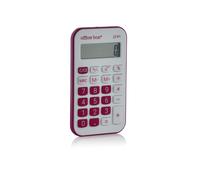 Calculadora Pocket - Ideal para el uso diario - 8 dígitos - REF.LT-P1 - Baterías Incluidas - Gran versatilidad y duración en un modelo de calculadora de Bolsillo by Office Box - 5 Colores Fuchsia