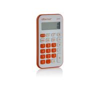 Calculadora Pocket - Ideal para el uso diario - 8 dígitos - REF.LT-P1 - Baterías Incluidas - Gran versatilidad y duración en un modelo de calculadora de Bolsillo by Office Box - 5 Colores Orange