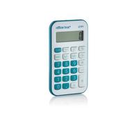 Calculadora Pocket - Ideal para el uso diario - 8 dígitos - REF.LT-P1 - Baterías Incluidas - Gran versatilidad y duración en un modelo de calculadora de Bolsillo by Office Box - 5 Colores Blue