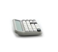 Calculadora Soft XXL de 12 Dígitos, LCD, Funciona con Baterías - Office Box Grey