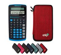 CALCUSO Paquete Básico Rojo con Calculadora TI-30 Eco RS