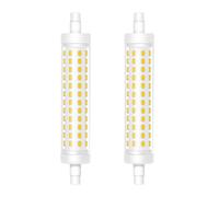 Caldarax Bombilla LED R7s 118mm, Blanco Neutro 4000K 12W Lámpara Lineal R7s LED Equivalente 120W Lámpara Halógena J118, 360 Grados, 1500LM, AC 220V-240V, No Regulable, 2 Piezas