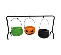Caldero Halloween Decorativo Cubo Decorativo Festivo 3 Piezas Incluidas