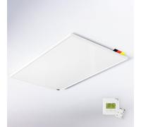 Calefacción de techo por infrarrojos - 1200 vatios - Aluminio - Eléctrico - Termostato inalámbrico - Para uso interior