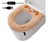 Calefacción del asiento del inodoro Calefacción lavable con puerto USB | Cojín de asiento de inodoro inteligente para casa, hotel, apartamento, camping, restaurante, invierno y estación fría