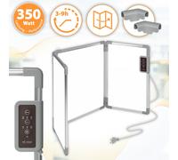Calefacción Escritorio Panel Calefactor Infrarrojo Aluminio Plegable 3 Niveles