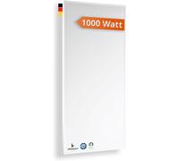 Calefacción infrarroja de 1000 W - Modelo ecológico - para superficies de 14-26 m² | SÜD, calefacción infrarroja de pared de bajo consumo, calefactor eléctrico con protección contra sobrecalentamiento