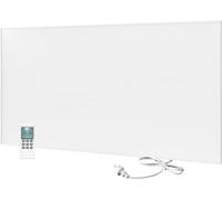 Calefacción infrarroja de 700 vatios, panel de pared infrarrojo eléctrico y de bajo consumo energético, con termostato integrado, funcionamiento sin emisiones de CO, calefactor eléctrico para salón y