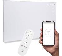 Calefacción infrarroja de 960 vatios con control remoto, de bajo consumo energético, con conexión WIFI, control mediante aplicación, función de temporizador, calefactor eléctrico, radiador infrarrojo,