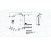 Calefactor 350218453000 MAGNETI MARELLI para FORD FOCUS II Turnier FOCUS II