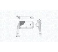 Calefactor 350218467000 MAGNETI MARELLI para CITROËN PEUGEOT TOYOTA