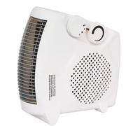 Calefactor Aire Caliente para Baño Calefaccion de casa, Calentador de Aire Caliente para Baño estufa de Invierno, Calefactor Eléctrico Ligero y Portátil Bajo Consumo - Termostato Regulable 1000W -