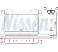 Calefactor Aletas refrigeración soldadas 70528 NISSENS para ALPINA BMW