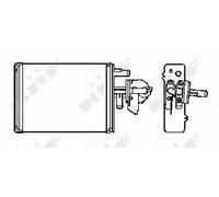 NRF Intercambiador de calor calefacción interior 53235 Aluminio para FIAT Ducato, Talento