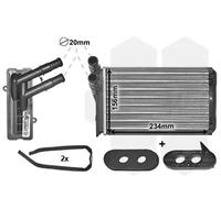 Calefactor Aletas refrigeración unidas mecánicamente 58006060 VAN WEZEL para VW