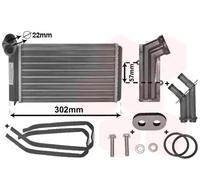 Calefactor Aletas refrigeración unidas mecánicamente 58006201 VAN WEZEL para VW