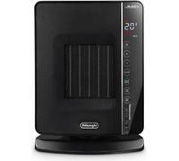 Calefactor cerámico, DELONGHI DCH7993ER.BC, 2400W, sistema Eco Plus, funcionamiento silencioso, acabado Soft Touch, color y cromado, dimensiones: 24x64x26 cm