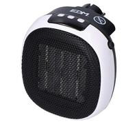 Calefactor cerámico mini (700 W, Negro/Blanco, 10,8 x 13,5 x 12,4 cm)