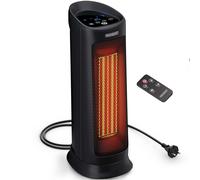 Calefactor cerámico MZKH2200 negro 2000W incl mando