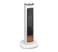 Calefactor ceramico ptc torre efecto llama 2000 watt. oscilante. termo