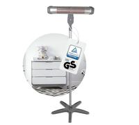 Calefactor con base modular y soporte de pared estable 800 W