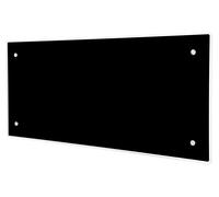 Calefactor convector eléctrico Clea H, 600 W, color negro, diseño de bajo perfil