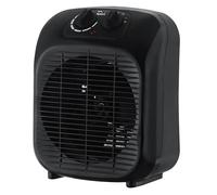 calefactor de aire portátil, termostato, 2 velocidades, 2400w, negro (sytech)
