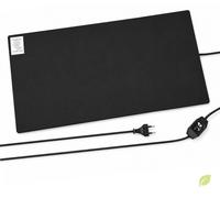 Calefactor de escritorio regulable - 160 vatios - Para colocar debajo de la mesa - Eléctrico - Negro - Oficina