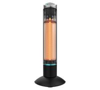 Cecotec Calefactor de exterior ReadyWarm 1000 Power Tower - 1000 W, halógeno, IP55