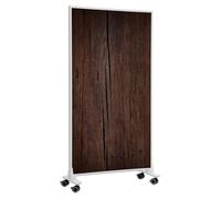 Calefactor de infrarrojos para paredes, independiente - 450 vatios. Incluye tabla de madera - 90 x 50 cm. Calefacción eléctrica por infrarrojos