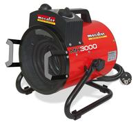 Calefactor de obra aire caliente - 3000 W - 2 niveles - Soporte inclinable y termostato