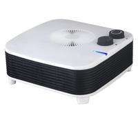 Calefactor de suelo horizontal con termostato ajustable y dos potencias de 1000/2000w